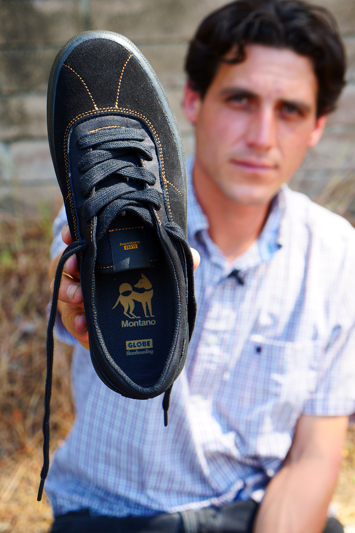 globe-melbek-black-montano-scarpe-skate-pro-model-sammy-montano image 4