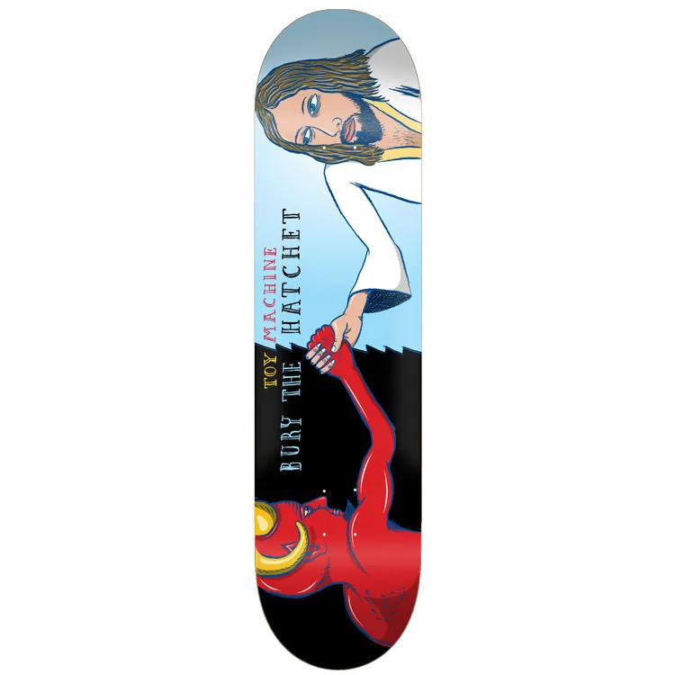 toy-machine-bury-the-hatchet-sym-8-25-tavola-skateboard-deck image 1