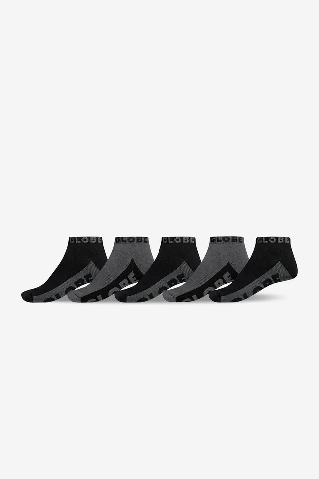 globe-b-g-calzini-ankle-5-pack-black-grey image 1