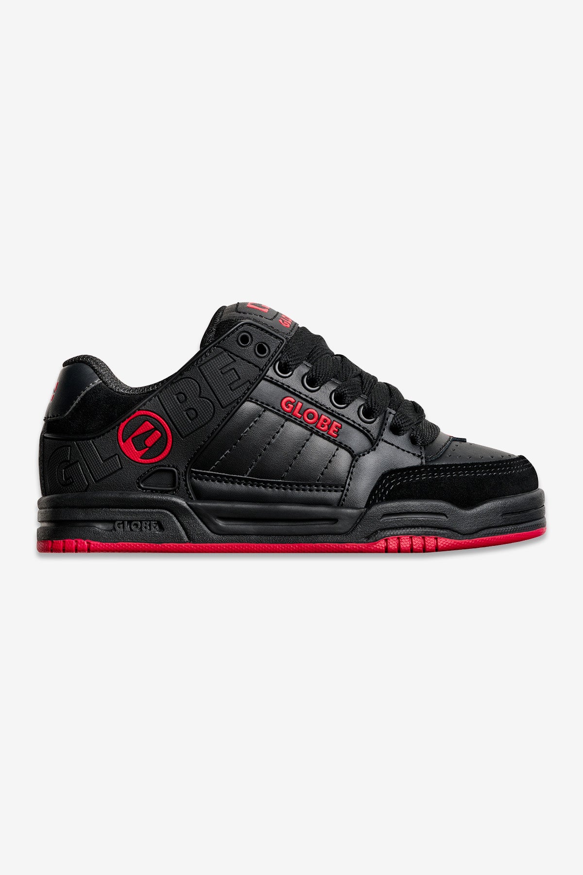 globe-tilt-kids-black-true-red-scarpe-skate-bambino image 1