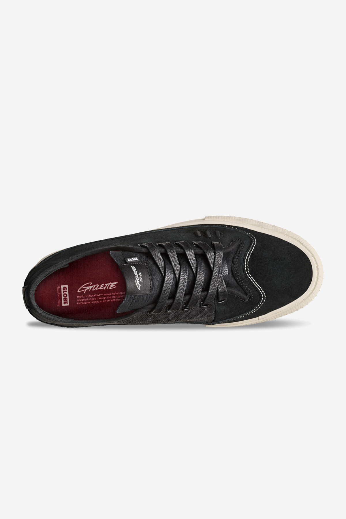 globe-gillette-scarpe-da-skate-black-suede image 2