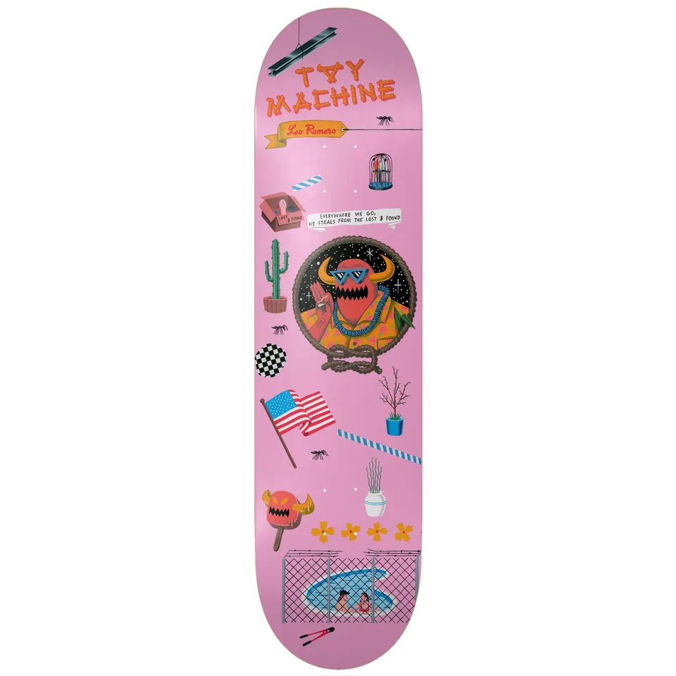 toy-machine-leo-romero-lost-found-tavola-da-skateboard-8-25 image 1