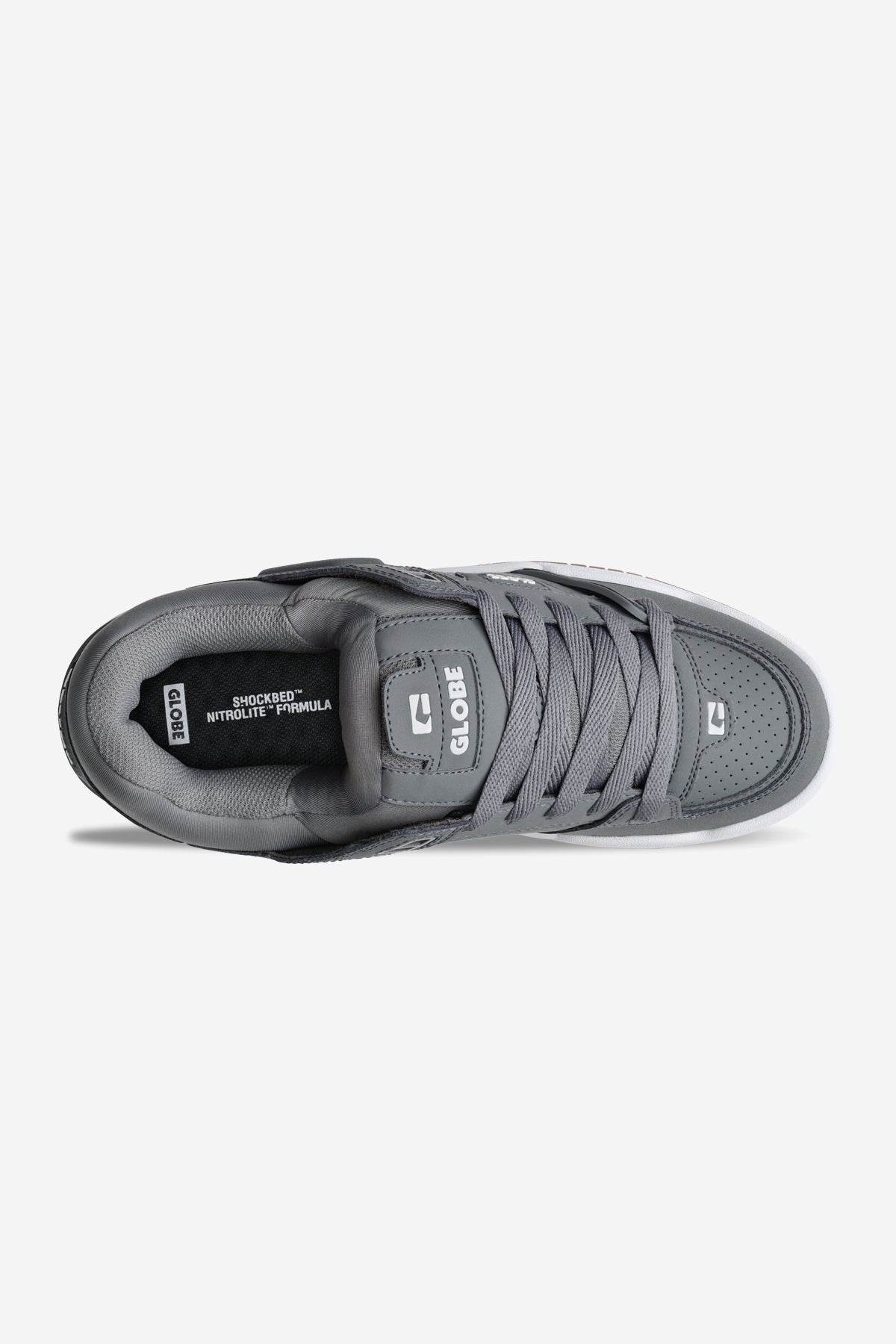 globe-fusion-scarpe-skate-charcoal-white image 2