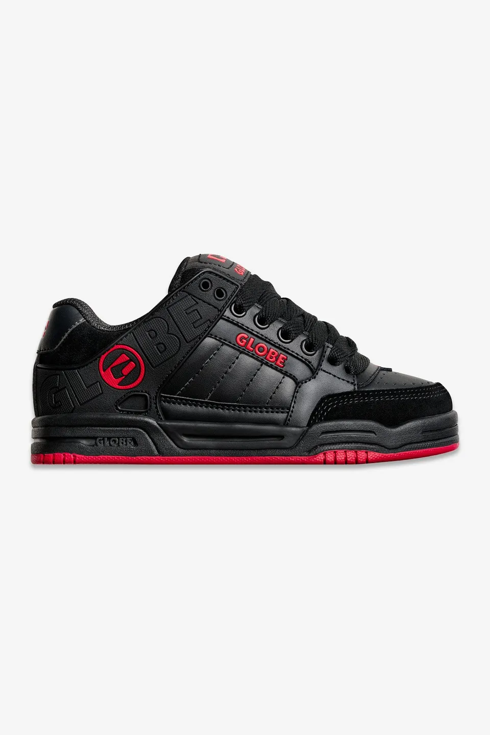 globe-tilt-kids-black-true-red-scarpe-skate-bambino image 1