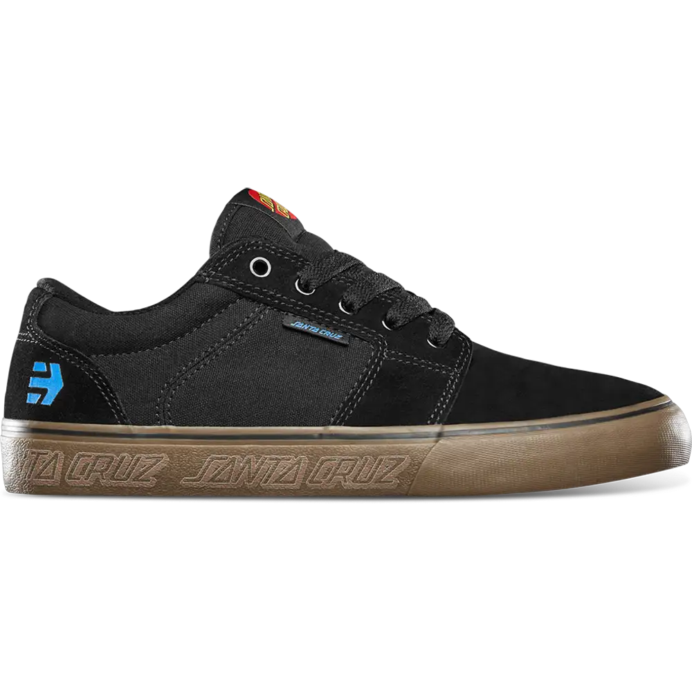 etnies-barge-ls-x-santa-cruz-scarpe-skate-uomo-nero-gomma image 1