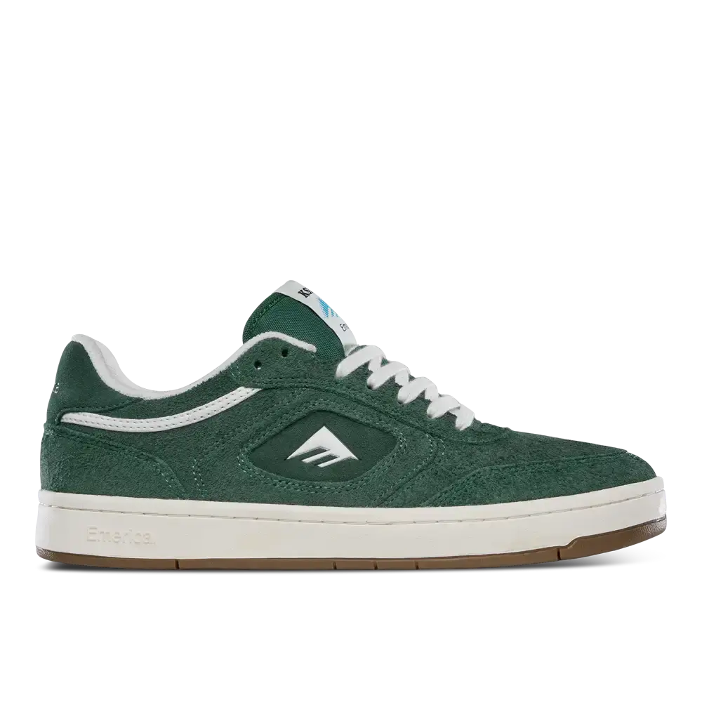 emerica-ksl-iii-scarpe-skate-kevin-spanky-long-hunter-green-hairy-suede image 1