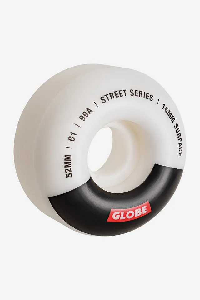 globe-g1-street-wheel-52mm-ruote-street-white-black-bar image 1