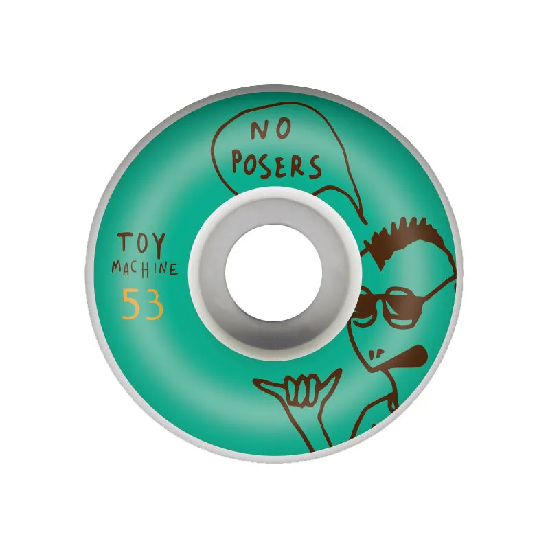 toy-machine-no-posers-ruote-skateboard-53mm image 1