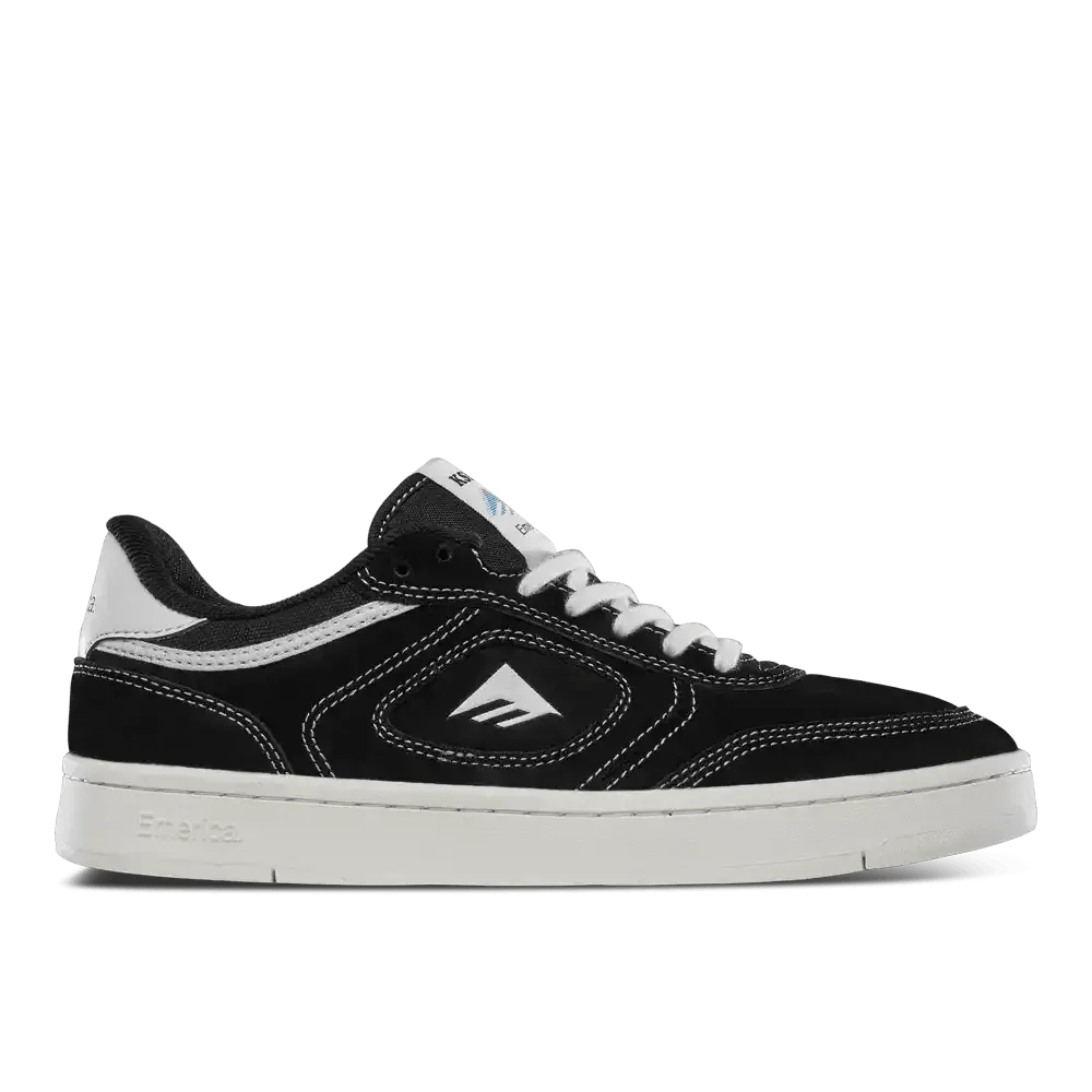emerica-ksl-iii-scarpe-skate-kevin-spanky-long-black-white-white-suede image 1