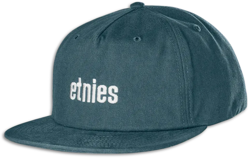 etnies-icon-embroidery-snapback-hat-cappello-5-pannelli image 1