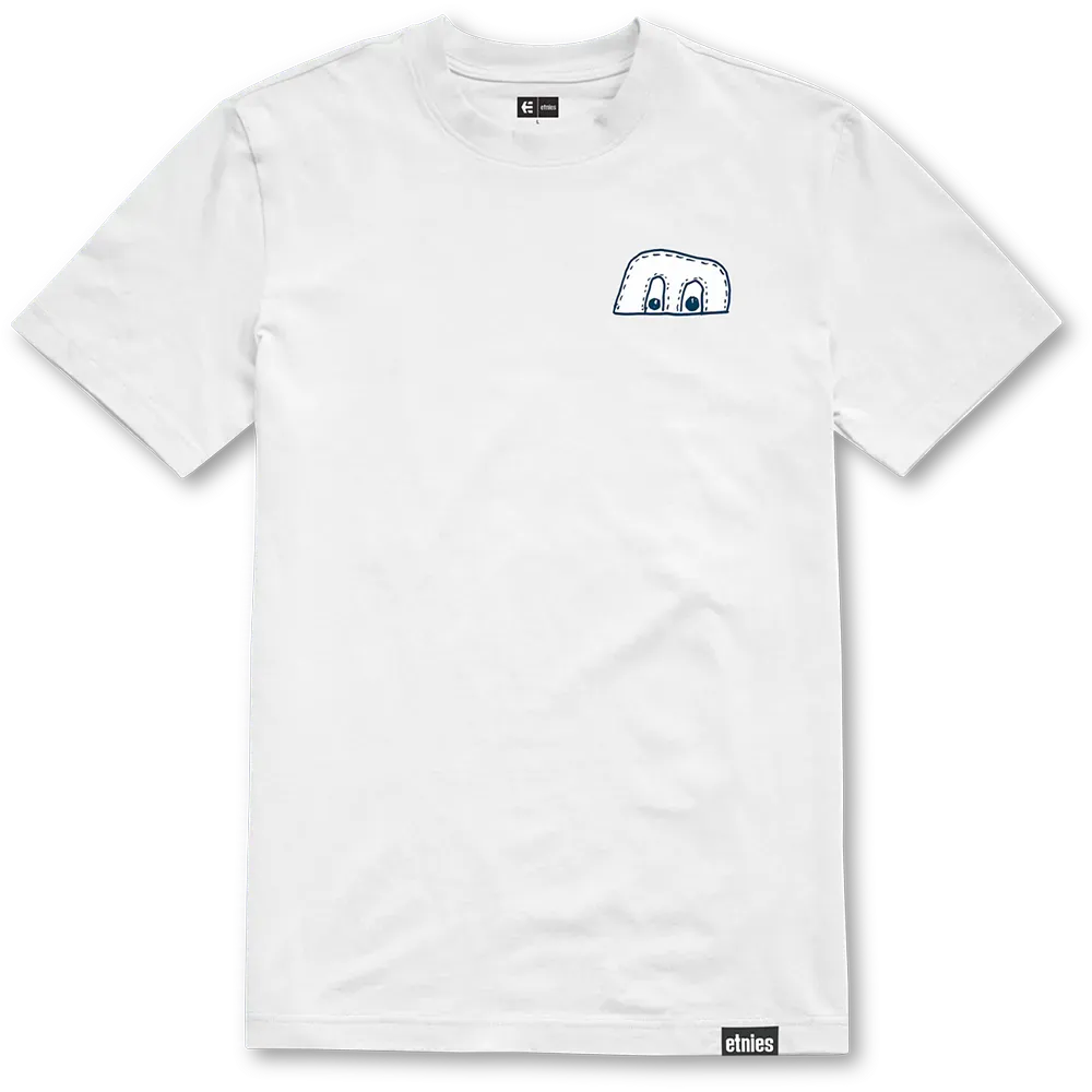 etnies-x-fos-tee-t-shirt-skate-white-navy image 1