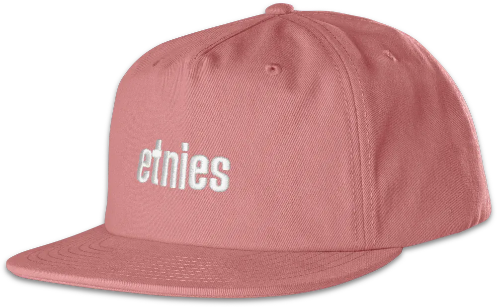 etnies-icon-embroidery-snapback-cappello-rosa image 1