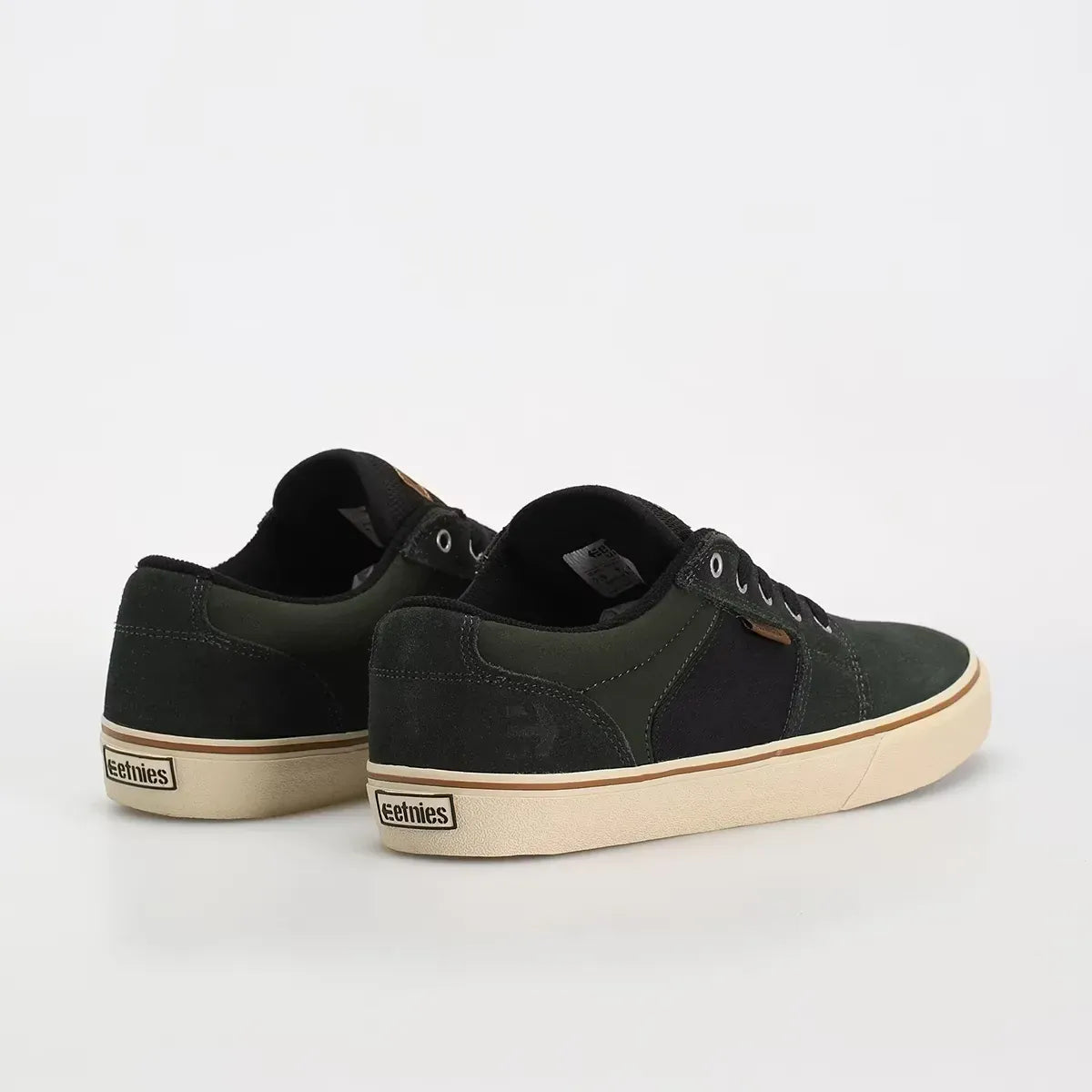 etnies-barge-ls-scarpa-skate-vulcanizzata-verde-nero image 8