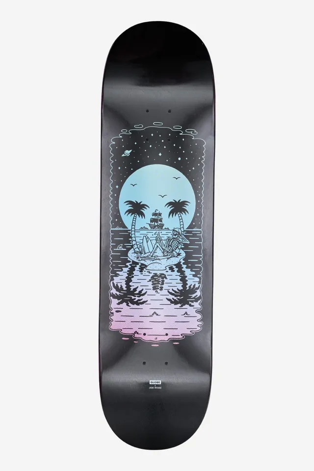 globe-g2-reflection-8-5-deck-black-purple-tavola-skate-park-bowl image 1