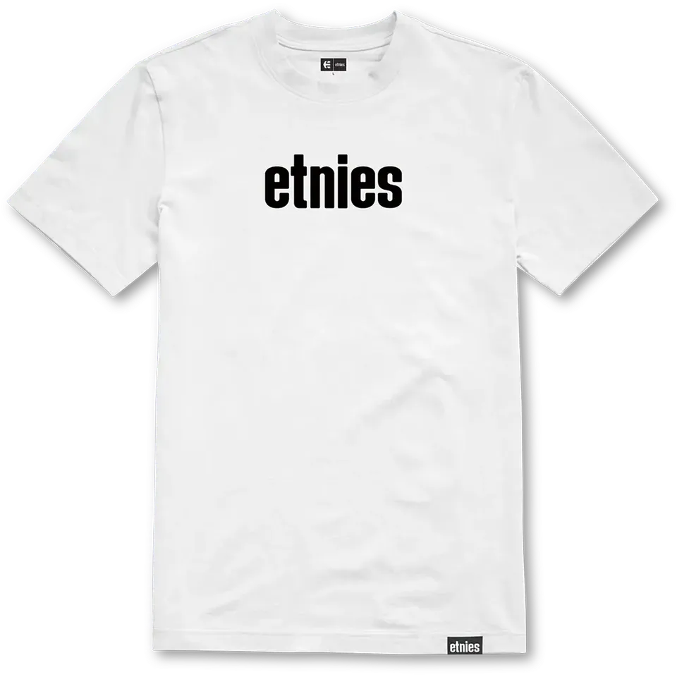 etnies-wordmark-tee-t-shirt-skate-in-cotone-white image 1