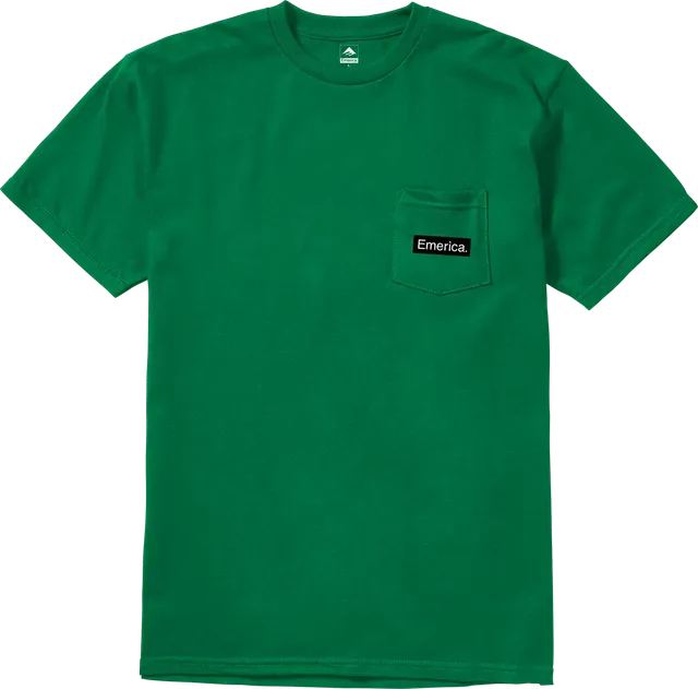 emerica-pure-triangle-pocket-tee-t-shirt-skate-uomo-green image 1