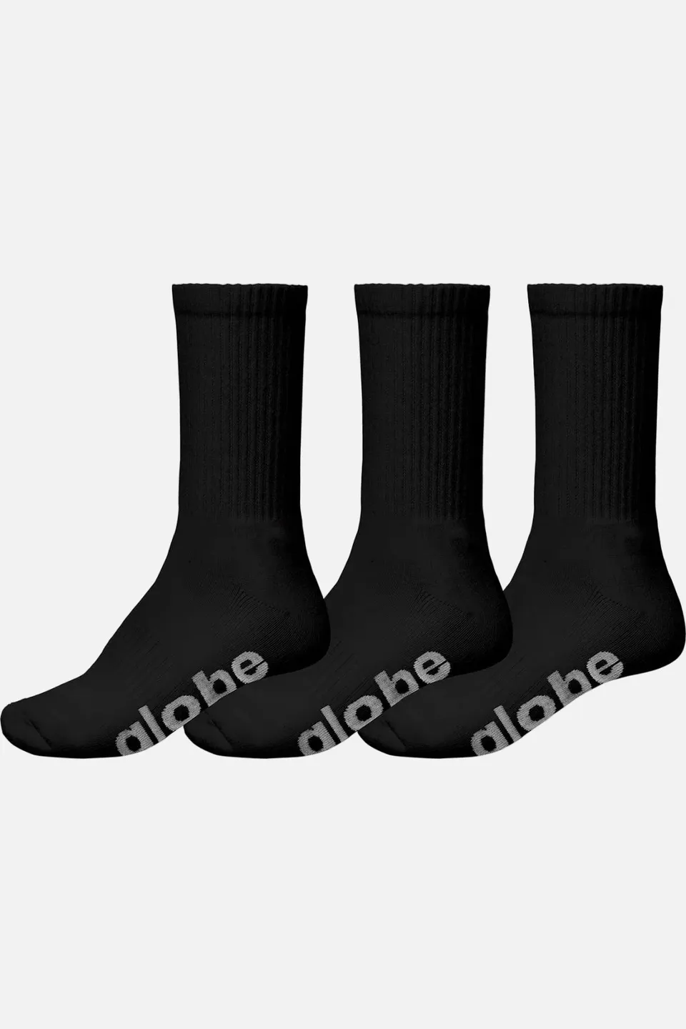 globe-og-stealth-hi-crew-sock-3-pack-black-calze-con-case image 1