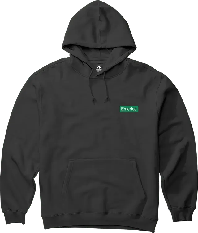 emerica-pure-triangle-hooded-fleece-felpa-con-cappuccio-nera image 1