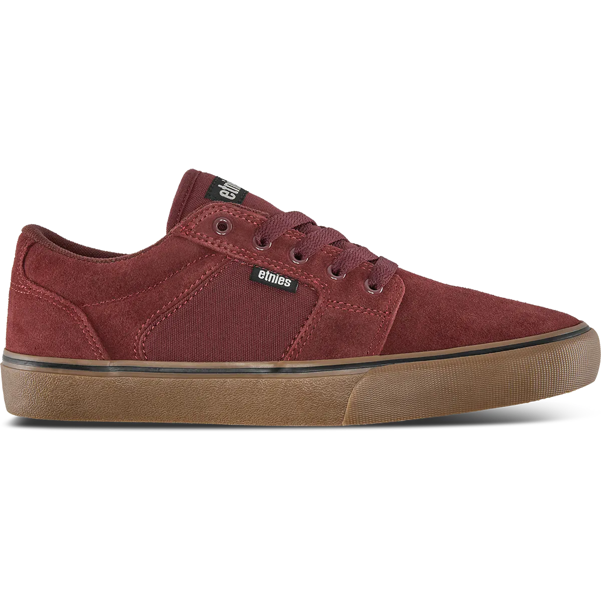 etnies-barge-ls-scarpe-da-skate-low-top-burgundy-gum image 1