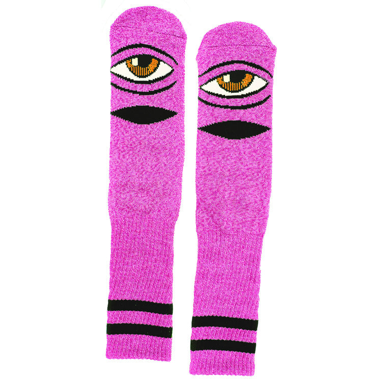 toy-machine-heather-sect-eye-sock-neon-calzini-skate image 2