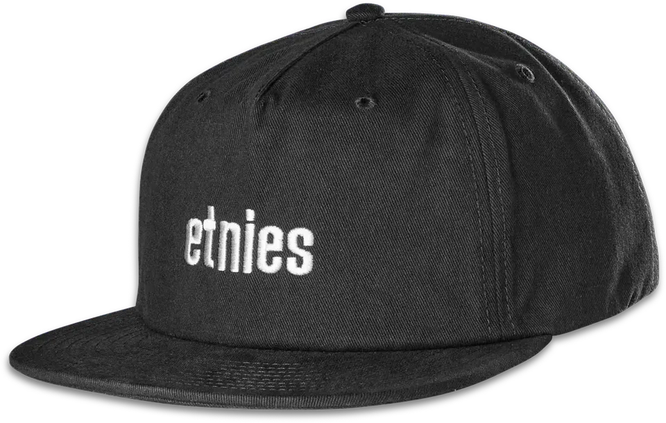 etnies-icon-embroidery-snapback-cappello-nero image 1
