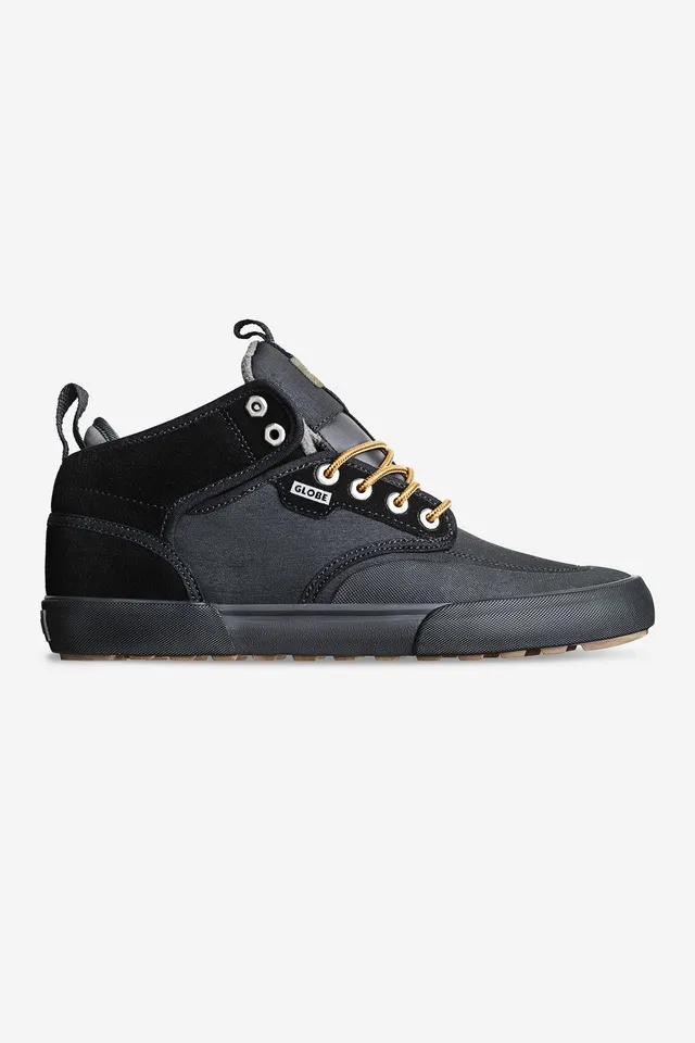 globe-motley-mid-black-gunmetal-trek-scarpe-skate-invernali image 1