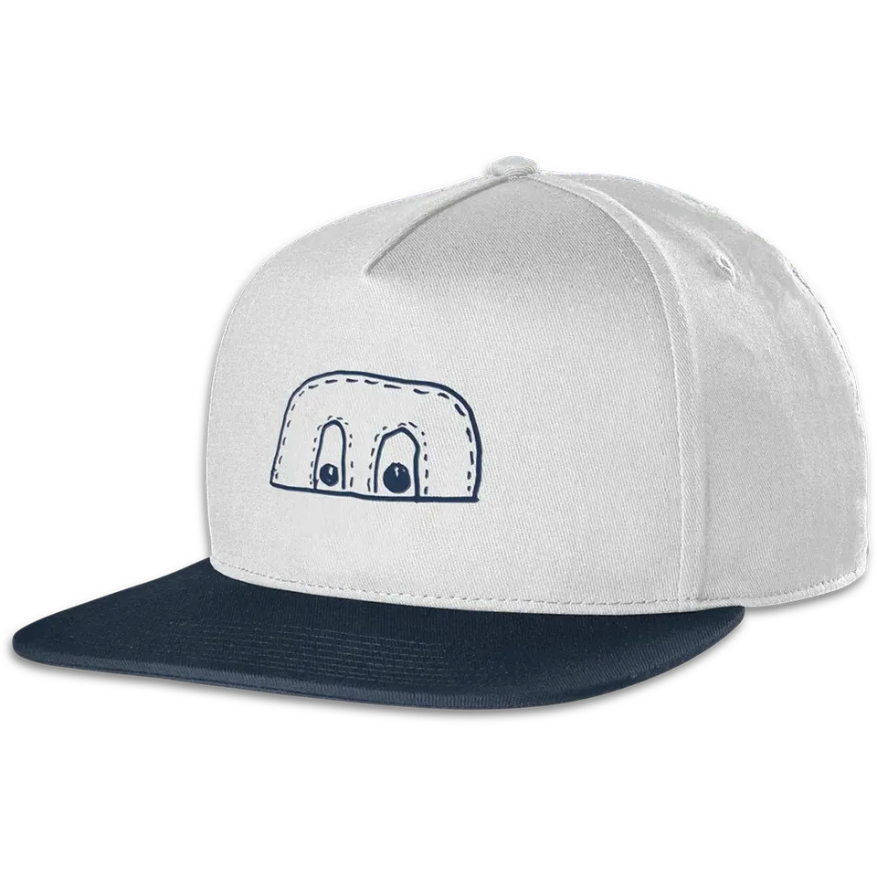 etnies-x-fos-snapback-cappellino-skate-white-navy image 1