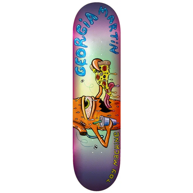 toy-machine-georgia-martin-pizza-8-00-tavola-skate-deck image 1