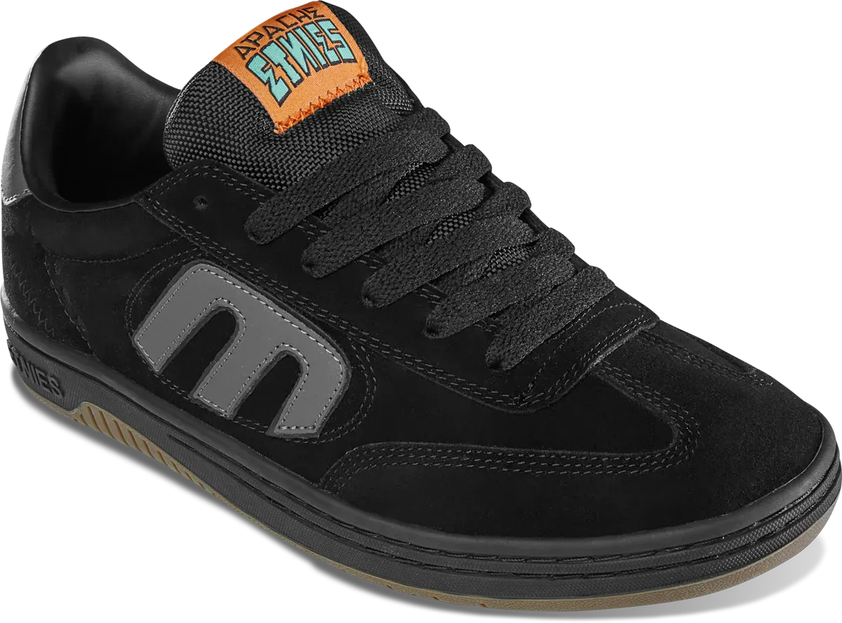 etnies-locut-x-apache-scarpe-skate-black-grey-gum image 5