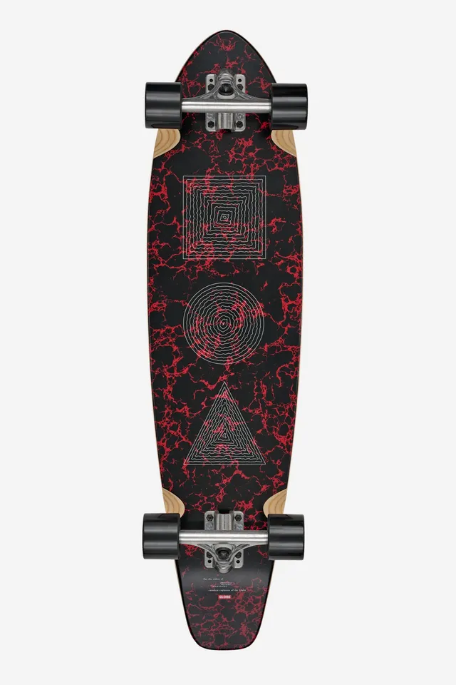 globe-all-time-35-longboard-completo-red-marble-stack image 1