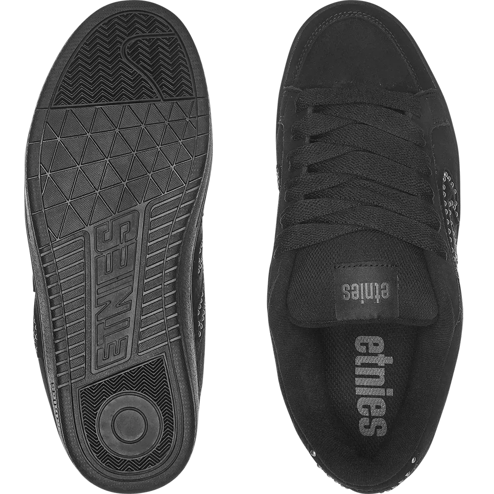 etnies-kingpin-scarpe-chunky-skate-black-black-silver image 3