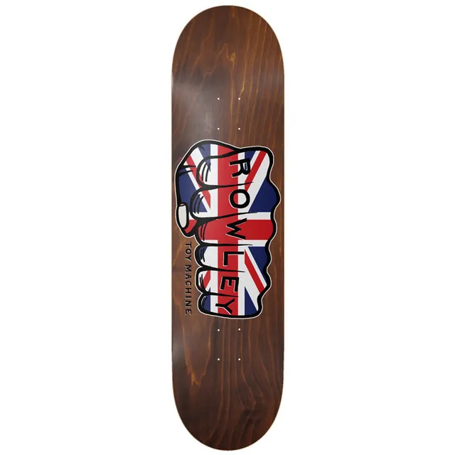 toy-machine-geoff-rowley-union-jack-fist-tavola-da-skateboard-8-25 image 1