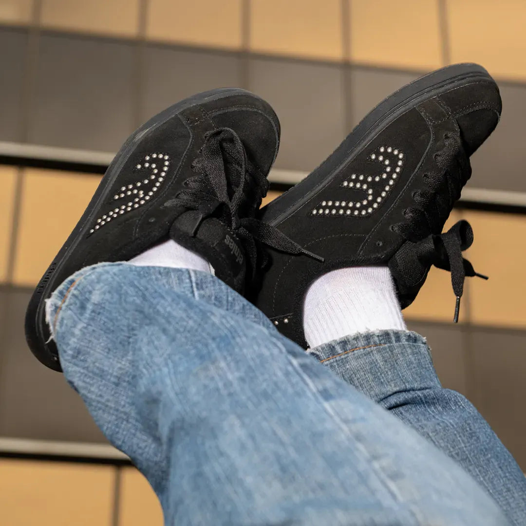 etnies-kingpin-scarpe-chunky-skate-black-black-silver image 8