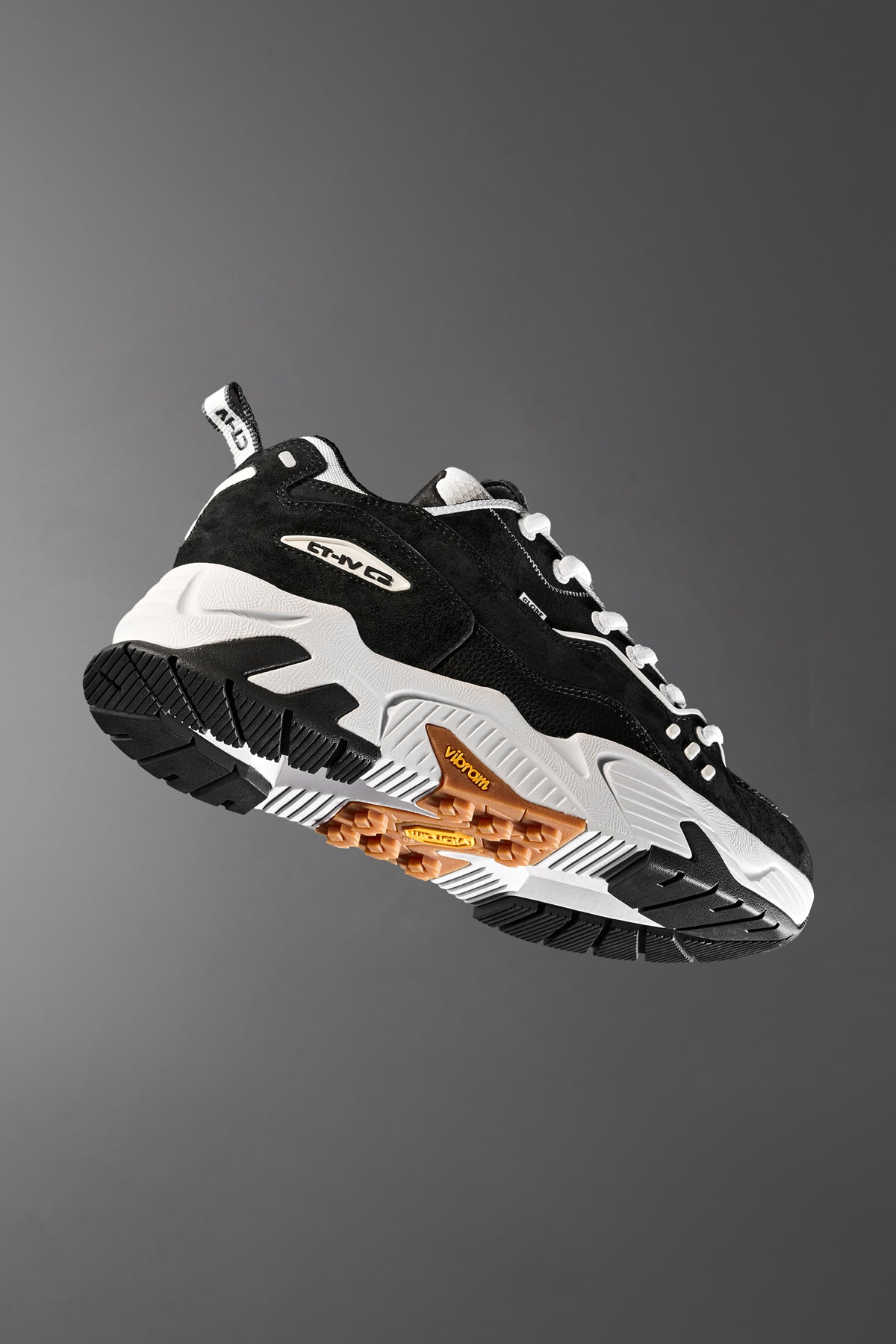 globe-ct-4000-black-white-scarpe-skate-heritage-vibram-chet-thomas image 2