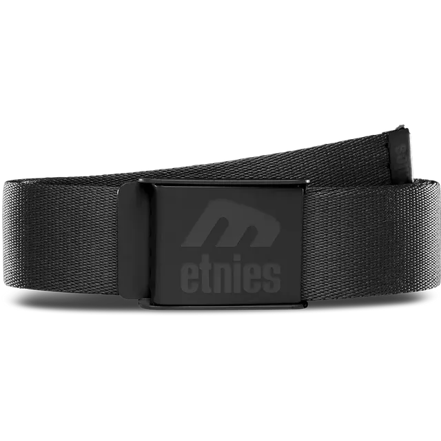 etnies-icon-e-belt-cintura-street-skate-nero-nero image 1