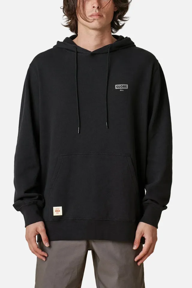 globe-living-low-velocity-hoodie-felpa-con-cappuccio-black image 1