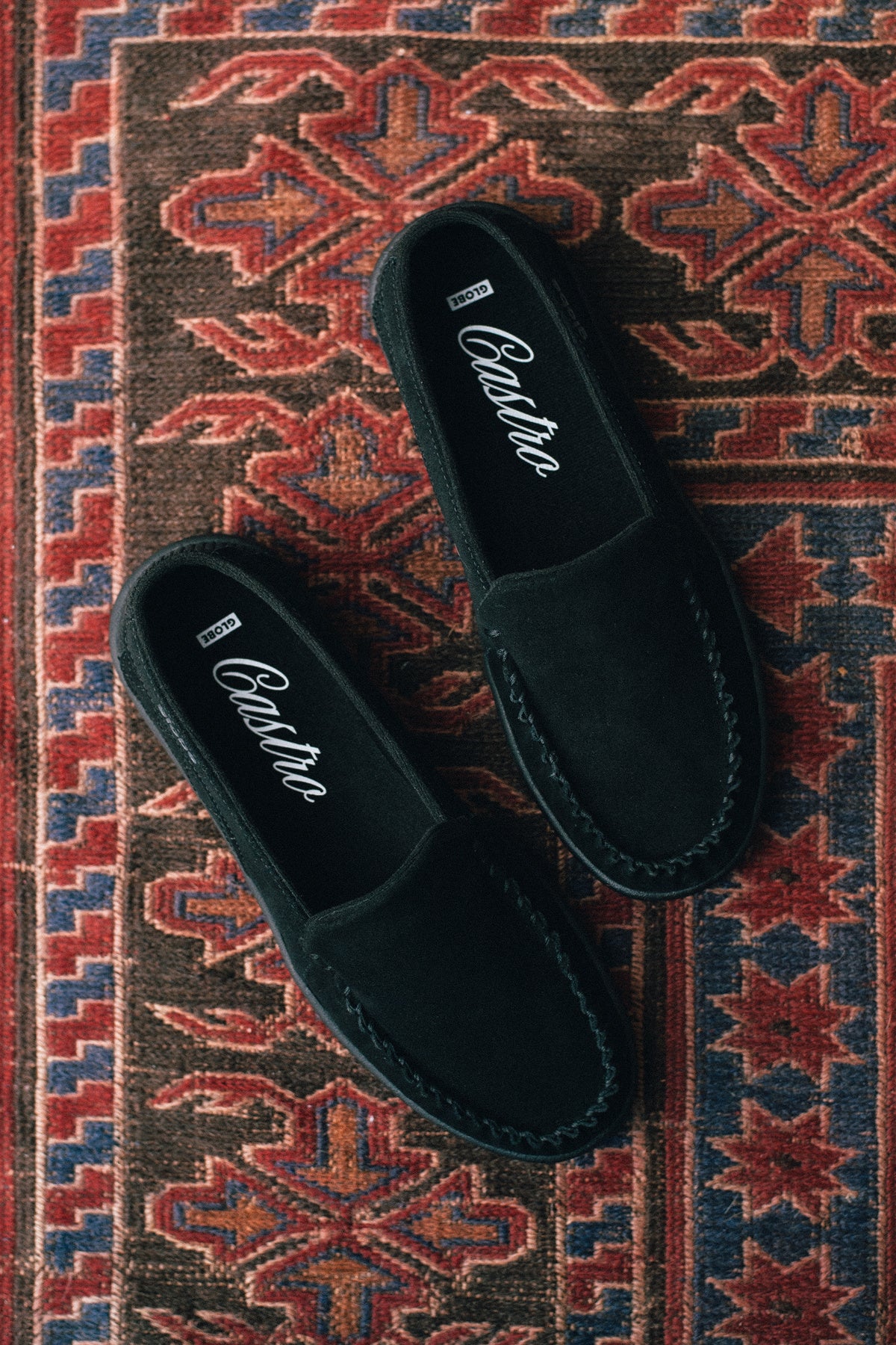 globe-castro-mocassino-skate-black-suede image 4