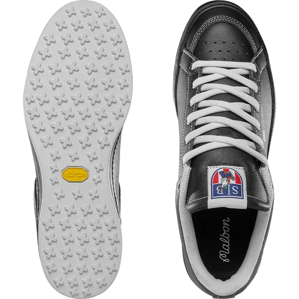 etnies-sal-23-x-malbon-black-white-scarpe-uomo-pelle image 3