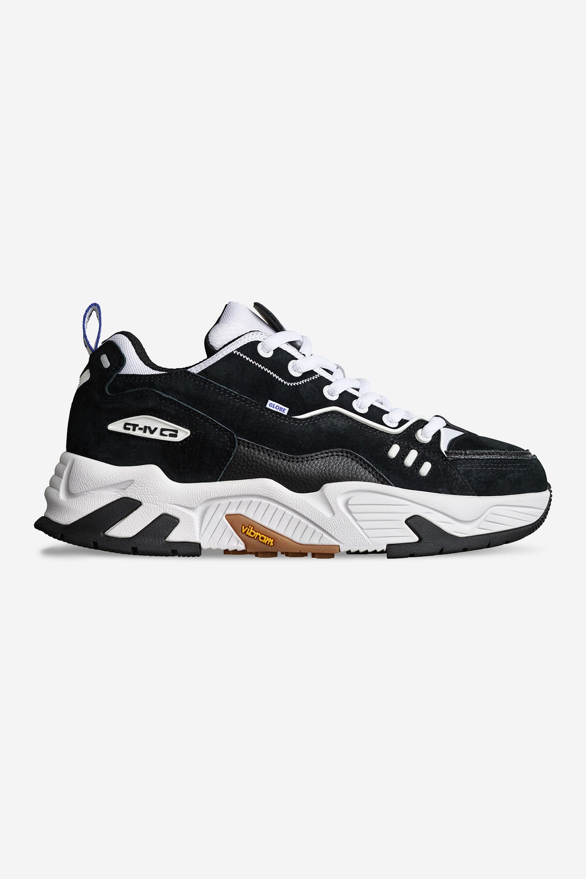 globe-ct-4000-black-white-scarpe-skate-heritage-vibram-chet-thomas image 1