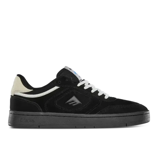 emerica-ksl-iii-scarpe-skate-kevin-spanky-long-black-black-suede image 1