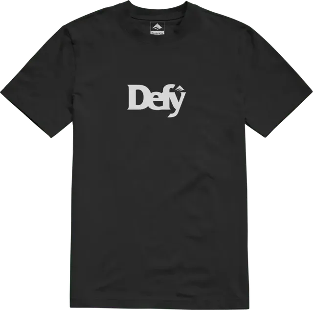emerica-defy-tee-t-shirt-skate-nera-classic-fit image 1