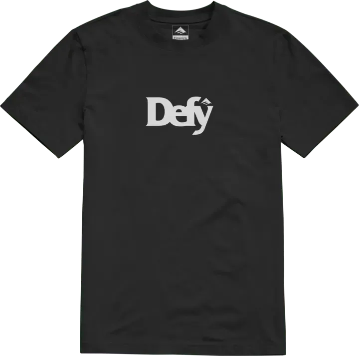 emerica-defy-tee-t-shirt-skate-nera-classic-fit image 1