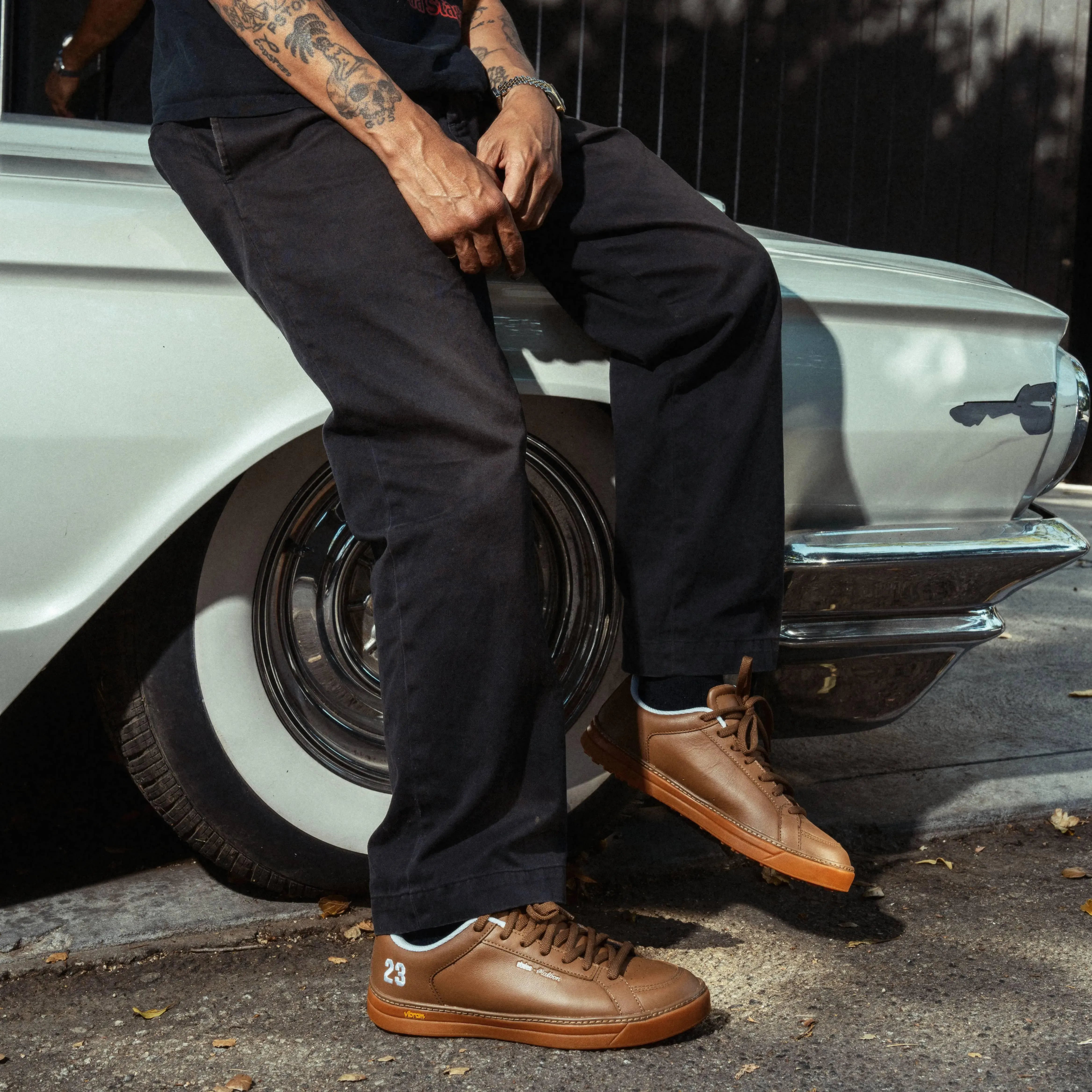 etnies-sal-23-x-malbon-brown-gum-scarpe-uomo-pelle image 2