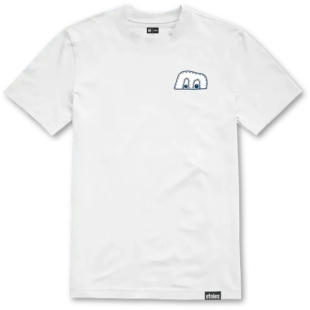 etnies-x-fos-tee-t-shirt-skate-white-navy image 1