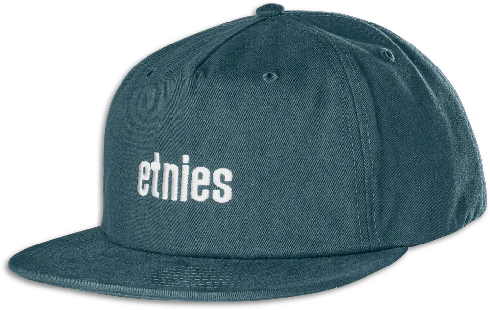 etnies-icon-embroidery-snapback-hat-cappello-5-pannelli image 1