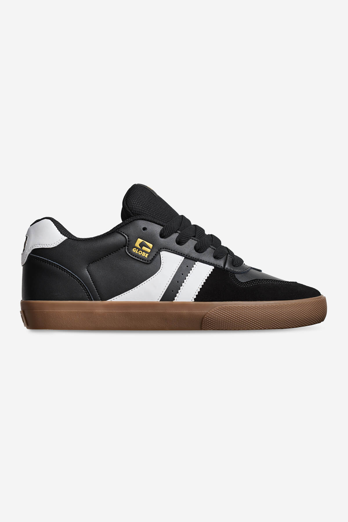 globe-encore-2-black-white-tobacco-scarpe-skate-basse image 1