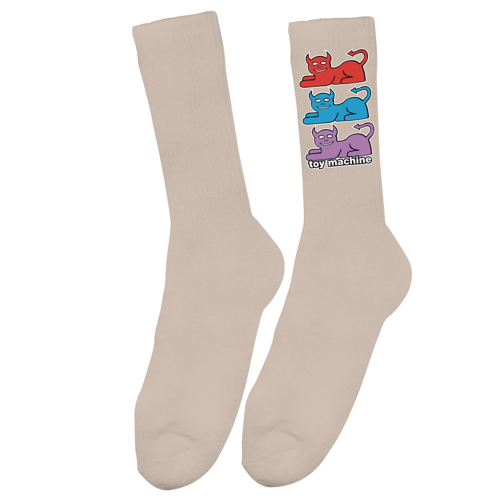 toy-machine-triple-cat-sock-calzini-skate image 2