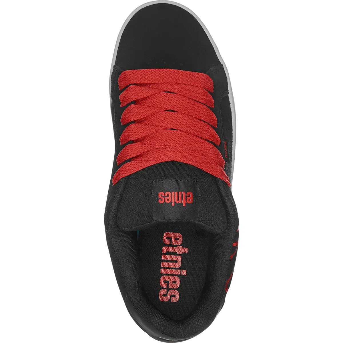 etnies-fader-scarpe-da-skate-nero-rosso image 2