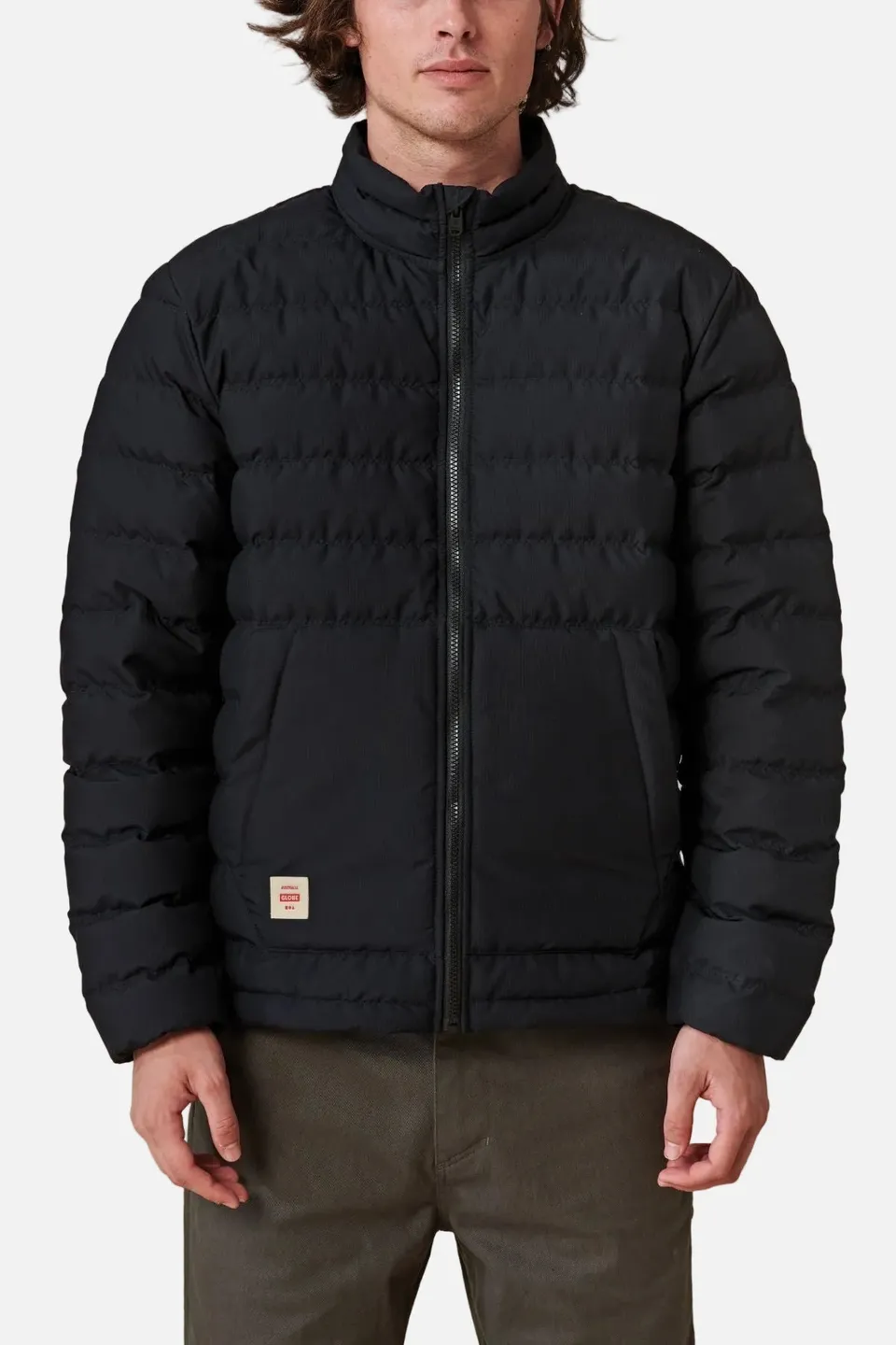 globe-prime-down-jacket-black-piumino-uomo-idrorepellente image 1