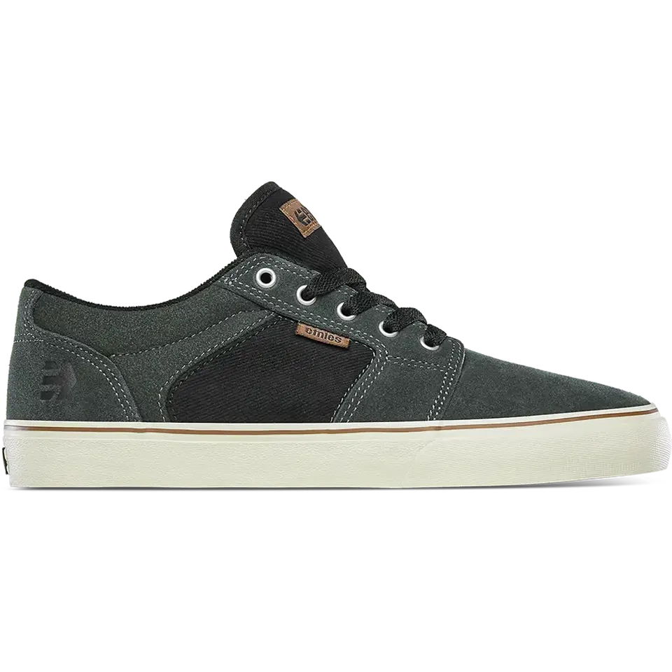etnies-barge-ls-scarpa-skate-vulcanizzata-verde-nero image 1